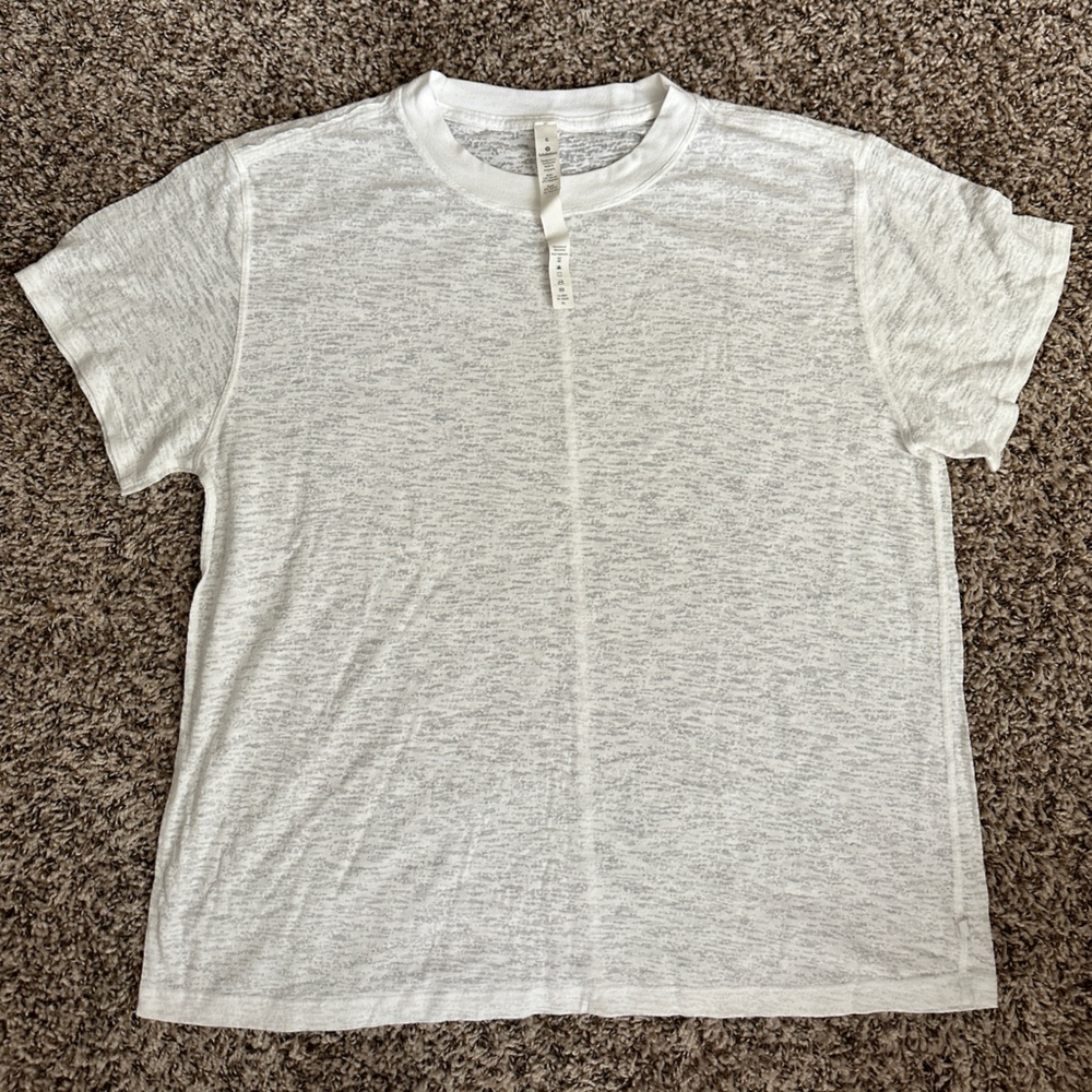 LULULEMON ALL YOURS T SHIRT - LIMITED EDITION SHEER